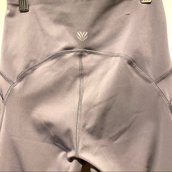 Forever 21 gray workout leggings pockets mesh Xs - Picture 7 of 7